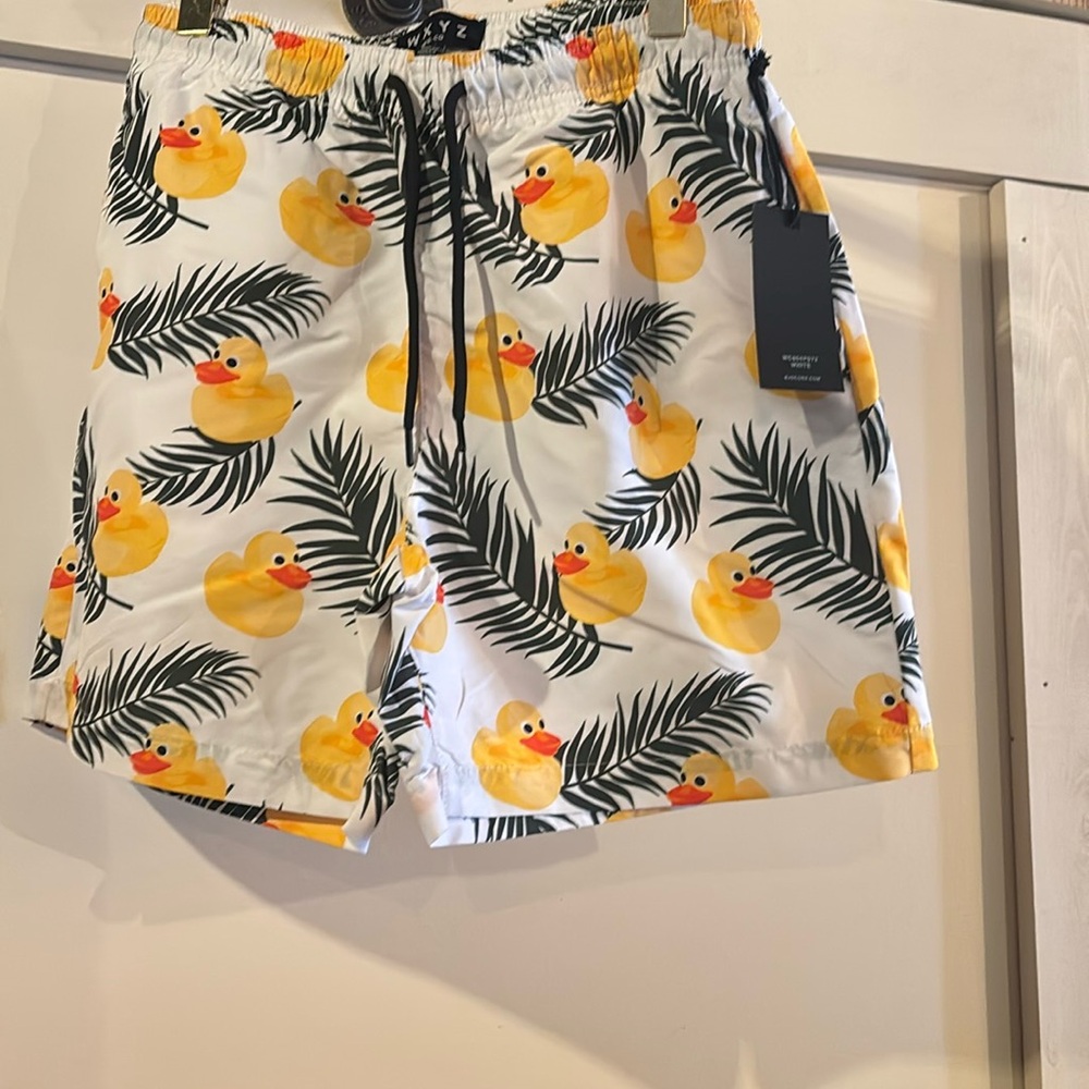 Duck Print Swim Shorts